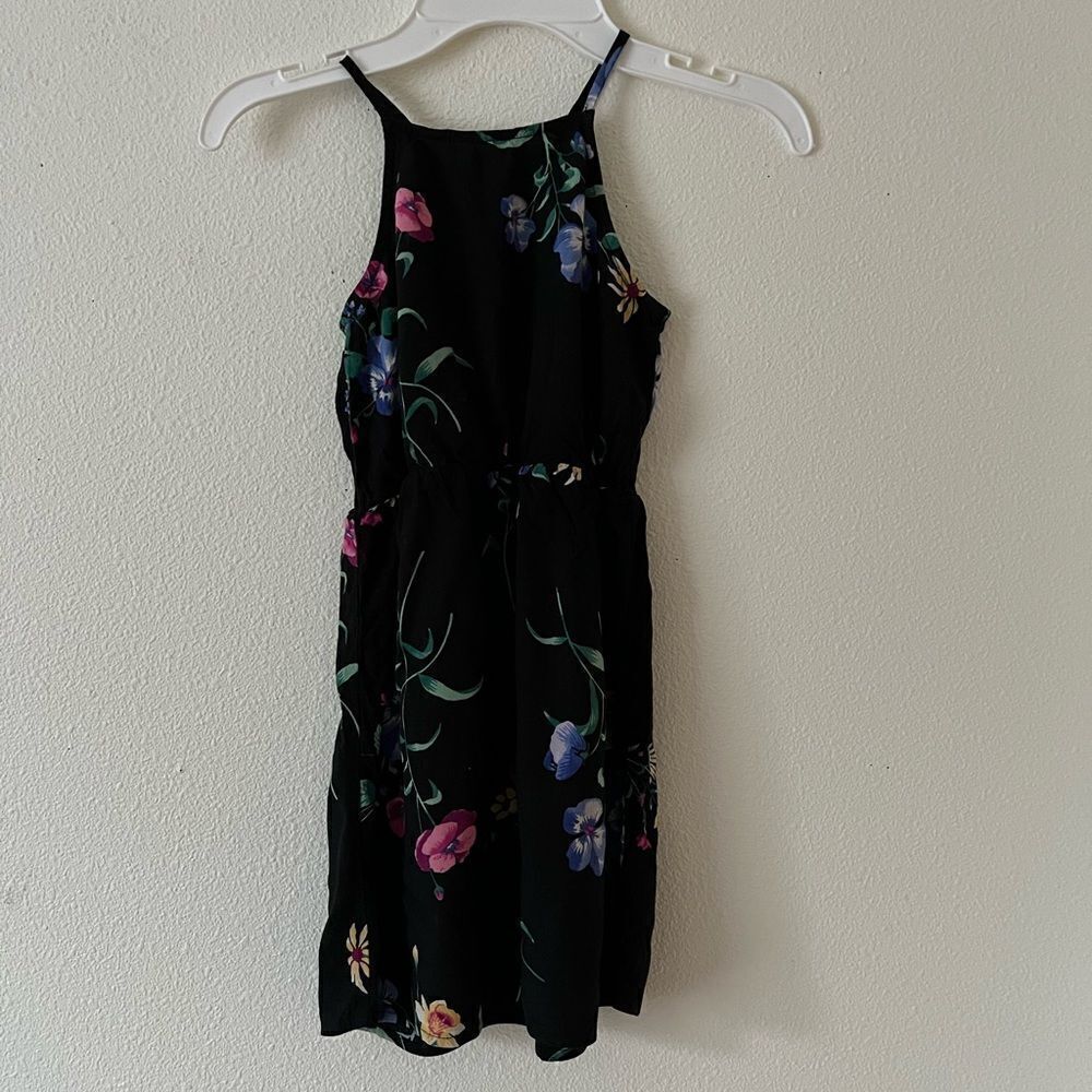 Old Navy Girls Black /Floral Dresssize 5